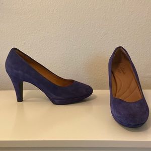 Purple Velvet Pumps
